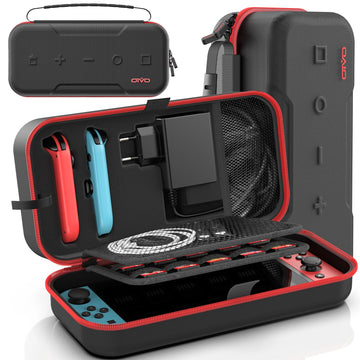 OIVO Large Storage Bag for Switch Portable Carrying Protective Case Anti-Scratch Waterproof Travel Bag for N-Switch OLED
